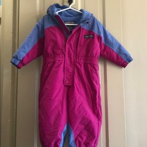 EUC LANDS END snow suit